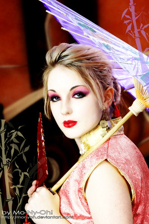 geisha face makeup. Modern geisha make up